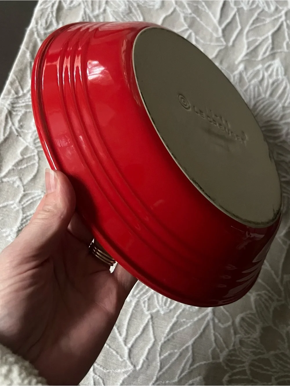 Le Creuset Red Pie Dish